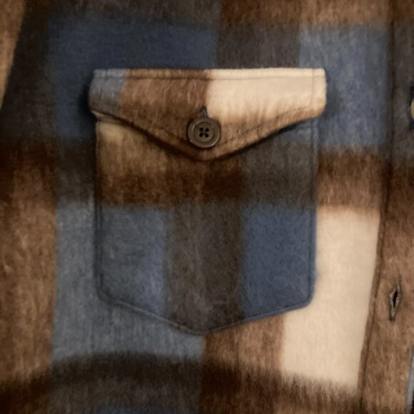 NWT Lauren Lane x Sonoma Plaid Shacket - Picture 2 of 8